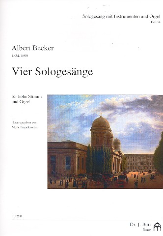 4 Sologesänge für Gesang (hoch) und Orgel
