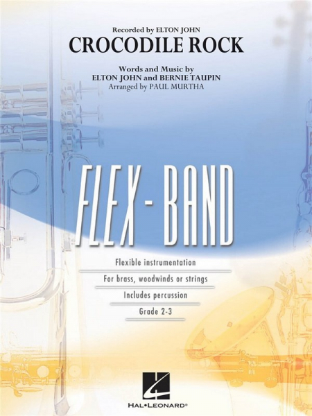 Crocodile Rock for 5-part flexible band and opt. strings