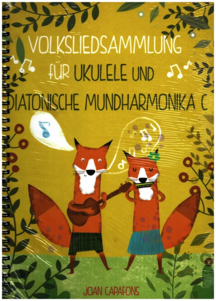 Volksliedsammlung für Ukulele und Diatonische Mundharmonika (+Text)