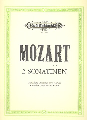 Partitur und Stimmen 2 Sonatinen KV 439B aud der Wiener Sonatinen