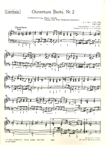 Ouvertüre h-Moll Nr.2 BWV1067 für Orchester