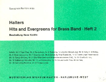 Halters Hits and Evergreens Band 2: für Blasorchester