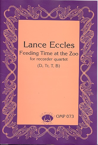 Feeding Time at the Zoo for 4 recorders (SATB)