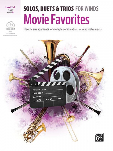 Movie Favorites (+Audio online) for 1-3 wind instruments (ensemble)