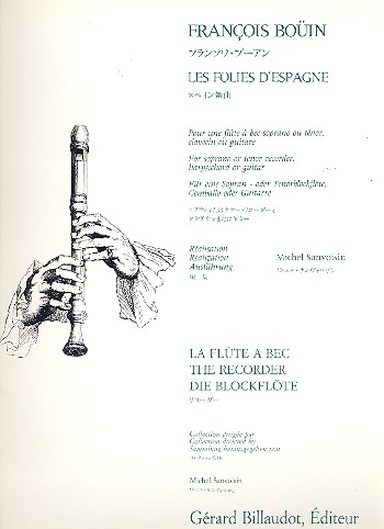 Les floie d&#039;Espagne pour flûte à bec (S/T), clavecin (guitare)