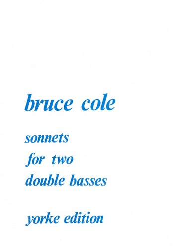 Sonnets for 2 double basses