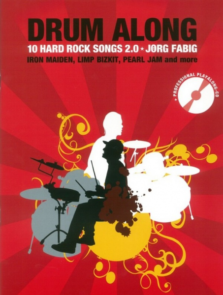 Schule für Drumset Drum along - 10 Hard Rock Songs 2.0