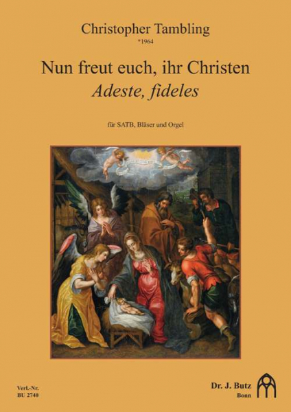 Adeste fideles für gem Chor, Bläser und Orgel