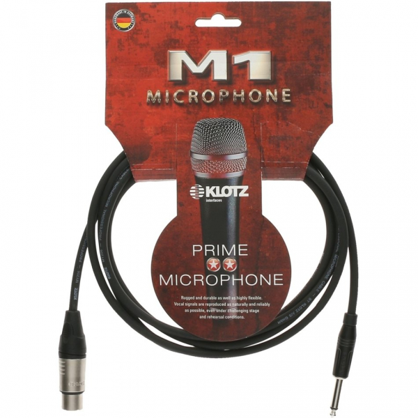 Mikrofonkabel Klotz M1FP1K0500 Prime XLR-Klinke unsym.