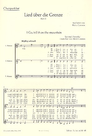 Lied über die Grenze Band 2 für 3 gleiche Stimmen und Instrumente
