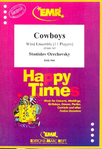 Cowboys for wind ensemble (11 players) and drums