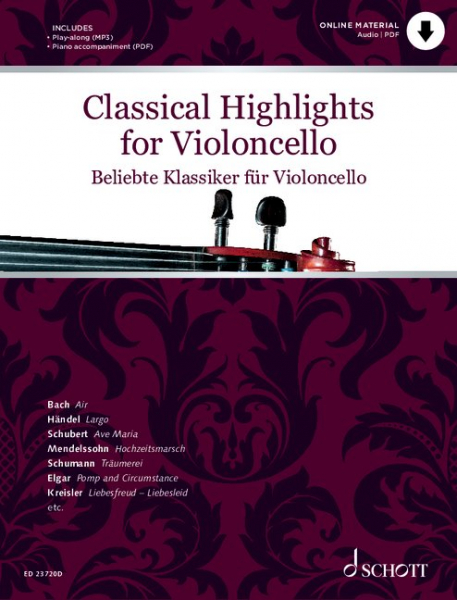 Classical Highlights (+Online Audio) für Violoncello und Klavier
