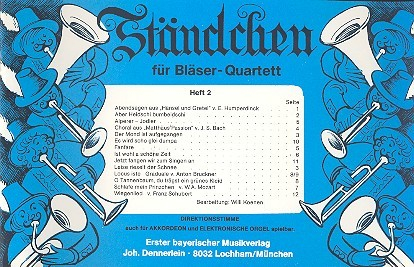 Ständchen Band 2 für 4-stimmiges Blechbläser-Ensemble