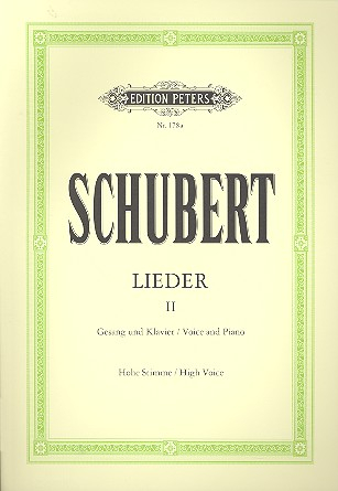 Lieder Band 2 für Gesang (hoch) und Klavier