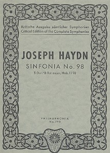 Sinfonie B-Dur Nr.98 Hob.I:98 für Orchester