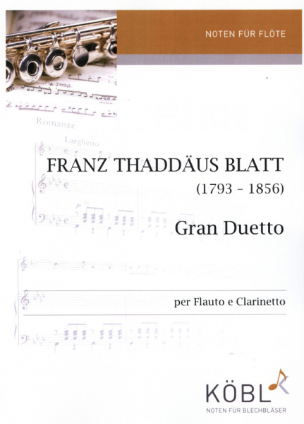 Gran Duetto für Flöte und Klarinette Stimmen