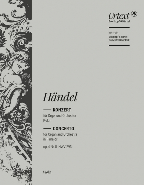 Konzert F-Dur op.4,5 HWV293 für Orgel und Orchester