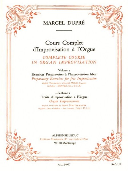 Cours complet d'improvisation à l'orgue vol.2 (organ improvisation)