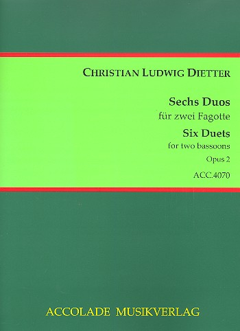 6 Duos op.2 für 2 Fagotte