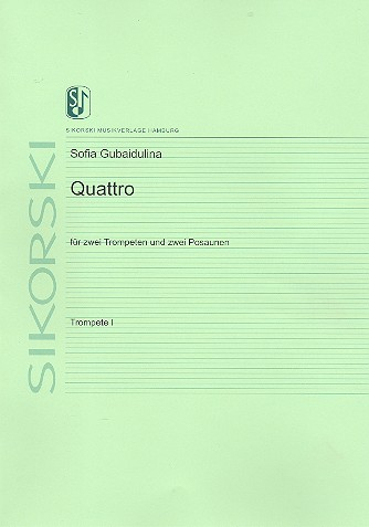 Quattro für 2 Trompeten und 2 Posaunen