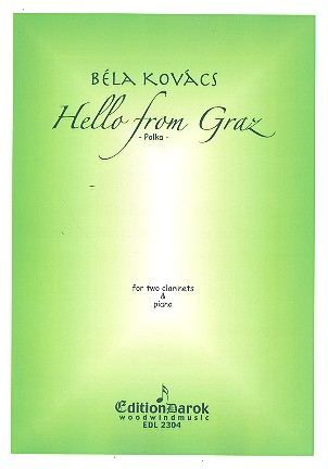 Hello from Graz für 2 Klarinetten und Klavier