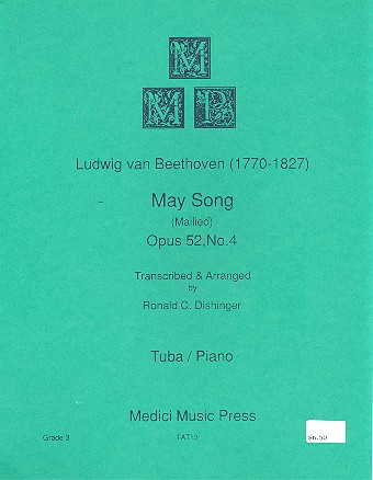 May Song op.52,4 for tuba an dpiano