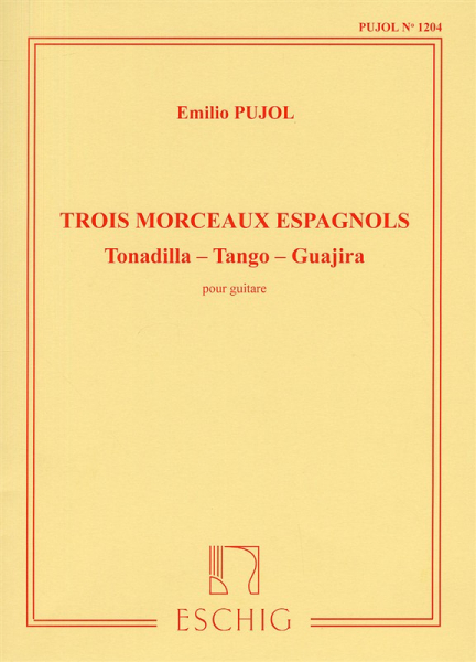 3 morceaux espagnols pour guitare