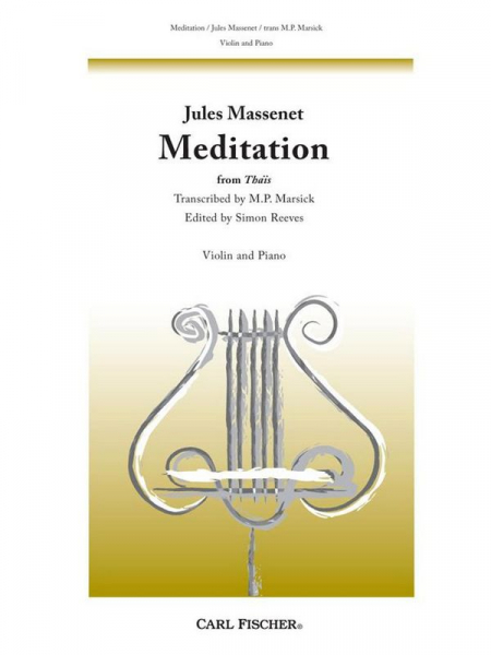 Meditation from Thais for violin and piano