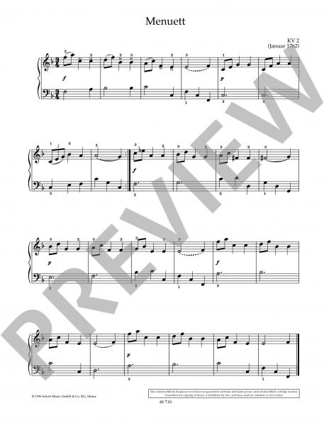 Spielstücke Der junge Mozart