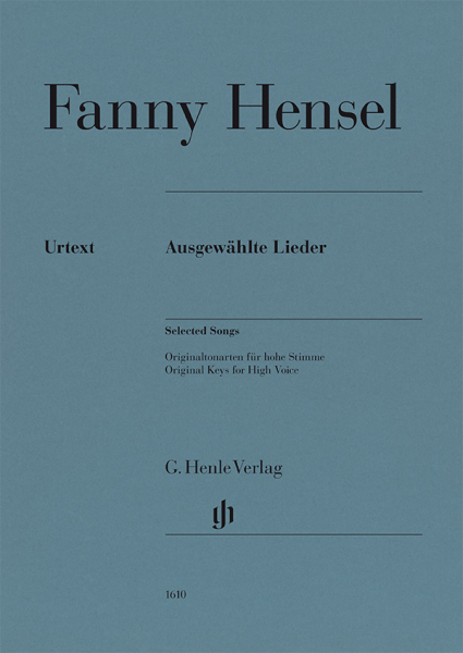 Ausgewählte Lieder für hohe Stimme und Klavier