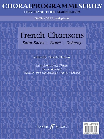 French Chansons für gem Chor mit und ohne Klavier