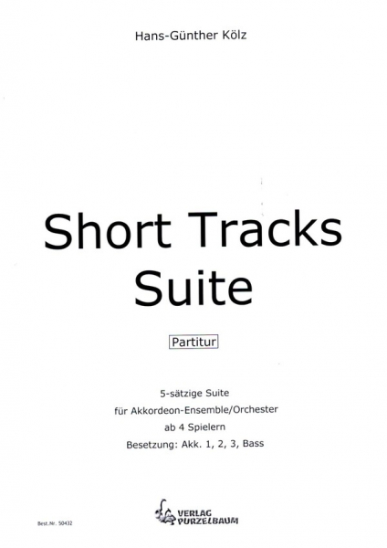 Short Tracks Suite für Akkordeonorchester (Akkordeonensemble)