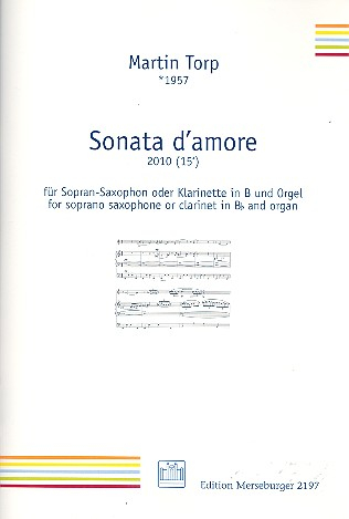 Sonata d&#039;amore für Sopransaxophon (Klarinette) und Orgel
