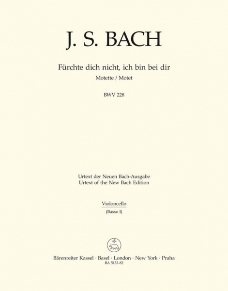 Fürchte dich nicht BWV228 Motette für Doppelchor a cappella