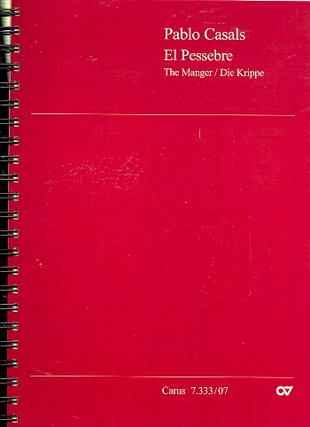 El pessebre für Soli, gem Chor und Orchester