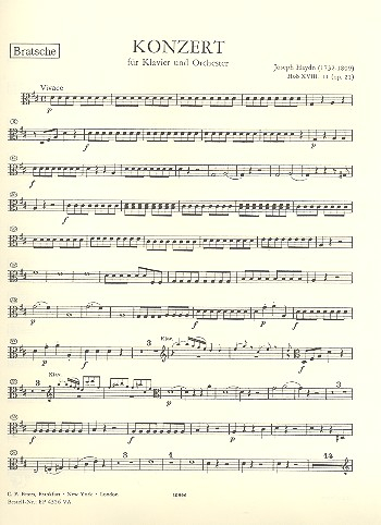 Konzert D-Dur op.21 Hob.XVIII:11 für Klavier und Orchester