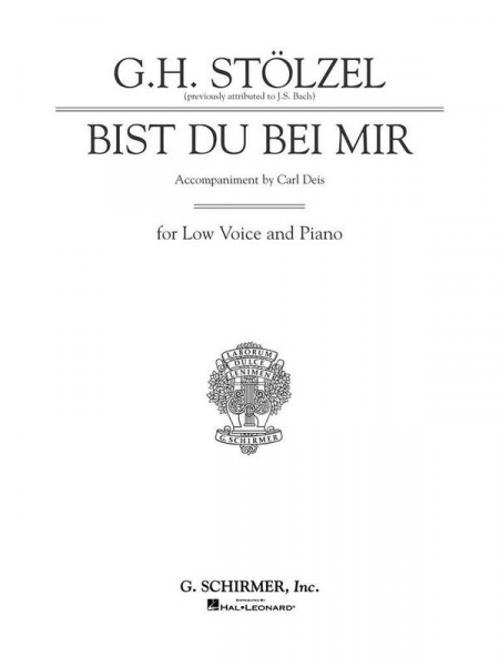 Bist du bei mir for low voice and piano (dt/en)