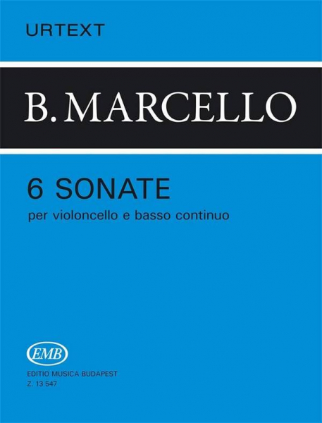 6 Sonaten für Violoncello und Bc