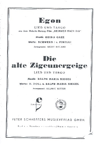 Egon: für Salonorchester