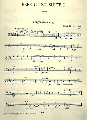 Peer-Gynt-Suite Nr.1 op.46 für Orchester