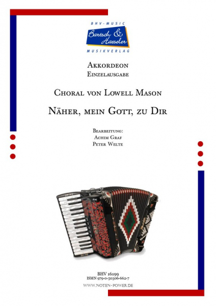 Näher, mein Gott, zu Dir für Akkordeon