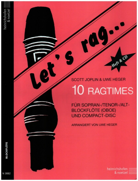 Let&#039;s rag (+CD) für Blockflöte (SAT, Oboe)