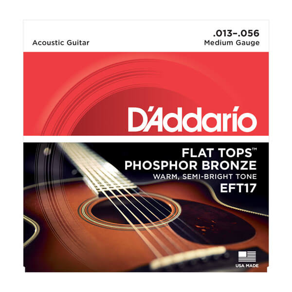 Saitensatz D´Addario EFT17 Flat Tops PB Medium