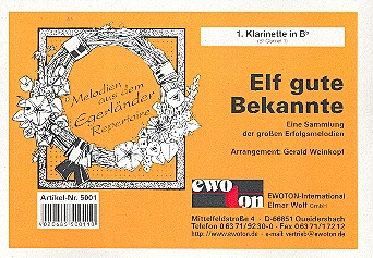 Mosch Welterfolge Band 6 - 11 gute Bekannte: für Blasorchester