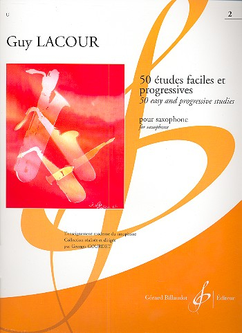 Übungsbuch Saxophon 50 Etudes Faciles &amp; Progessives 2
