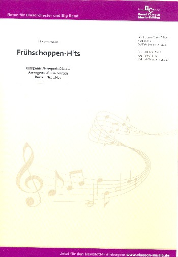 Frühschoppen Hits (Medley): für Blasorchester