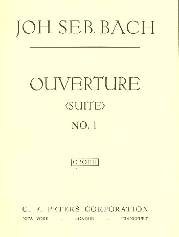 Ouvertüre C-Dur BWV1066 für Orchester