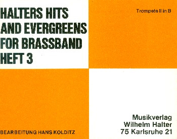 Halters Hits and Evergreens Band 3 für Blasorchester