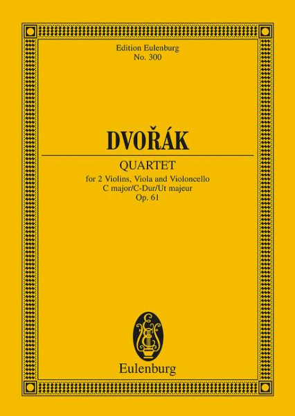 Streichquartett C-Dur op.61 für Streichquartett