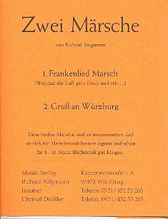 2 Märsche für Blasorchester